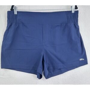 Eddie Bauer Women's Treeline Bermuda Shorts Blue Pockets Comfortable‎ XL